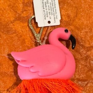 🦩Bath & Bodywork's “Pink Flamingo” Pocketbac Hand Sanitizer Holder, Keychain